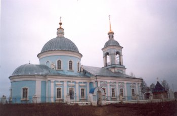 Село Борки. Спасский храм 